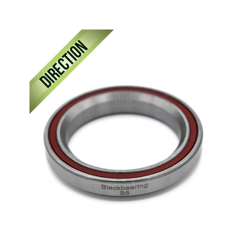 Black bearing - B5 - Roulement de jeu de direction 30.15 x 41.8 x 6.5 mm 45/45° Black Oxide Black bearing - B5 - Roulement de jeu de direction 30.15 x 41.8 x 6.5 mm 45/45° Black Oxide