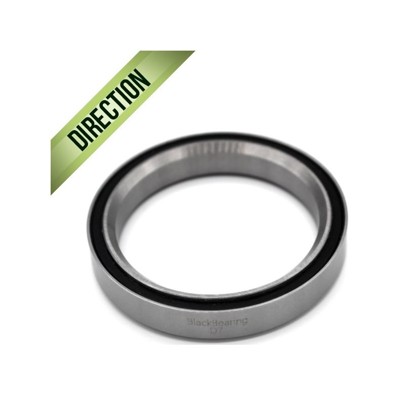 Black bearing - D7 - Roulement de jeu de direction 40 x 51 x 7 mm 45/45° Black bearing - D7 - Roulement de jeu de direction 40 x 51 x 7 mm 45/45°