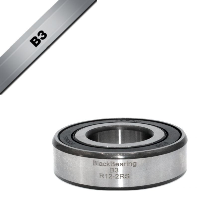 BLACK BEARING B3 roulement R12-2RS