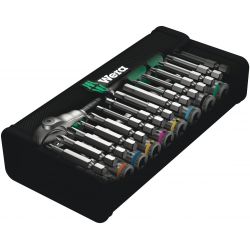 Wera - Cliquet Zyklop Speed 1/4" avec Set d'Embouts