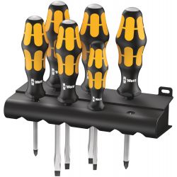 Wera - Set de Tournevis Kraftform Burin à Vis 932/6