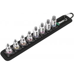 Wera - Set d'embouts allen (6 pans) 3/8 - 8 pcs