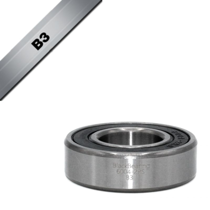 BLACK BEARING B3 roulement 6004-2RS BLACK BEARING B3 roulement 6004-2RS
