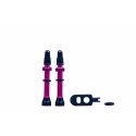 MOMUM - Set 2 valves aluminium base ronde - TAV - 44mm - PINK