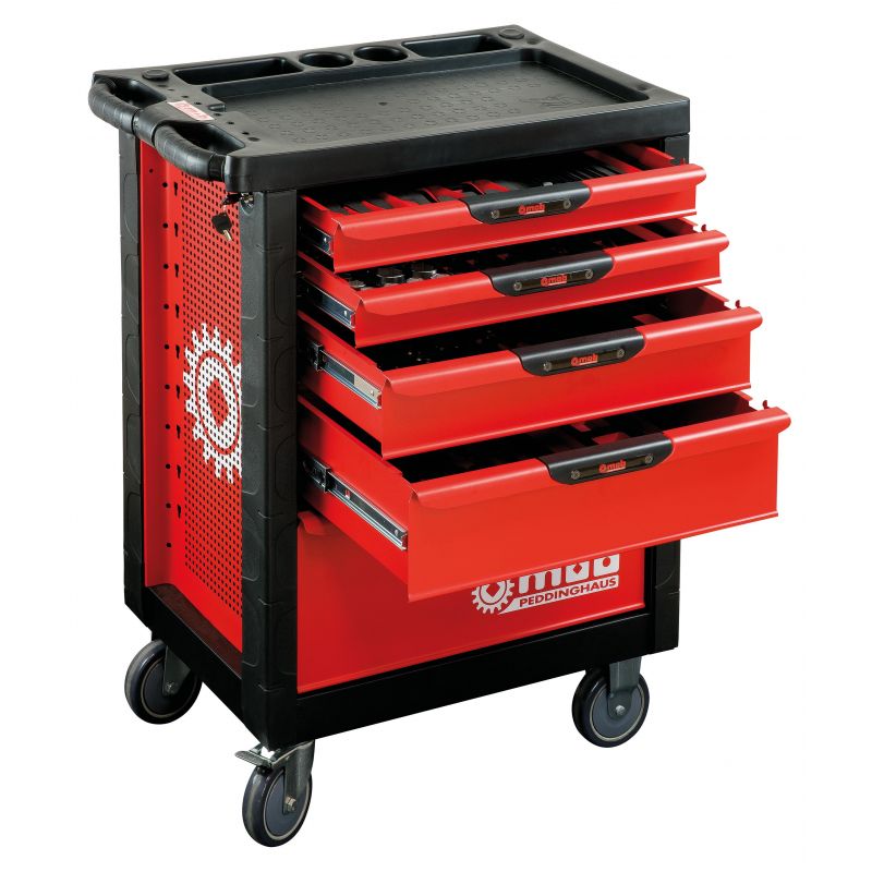 Mob - Servante PROLINER 5 TIROIRS GARNIE 141 PIÈCES Mob - Servante PROLINER 5 TIROIRS GARNIE 141 PIÈCES