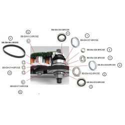 BLACK BEARING - roulement brose - repère 002