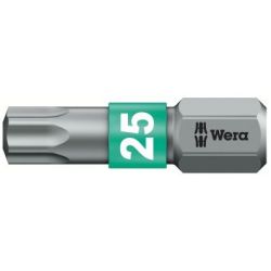 Wera-Embout BiTorsion extra rigide p.vis TORX-867/1 BTZ TORX 25 x 25 