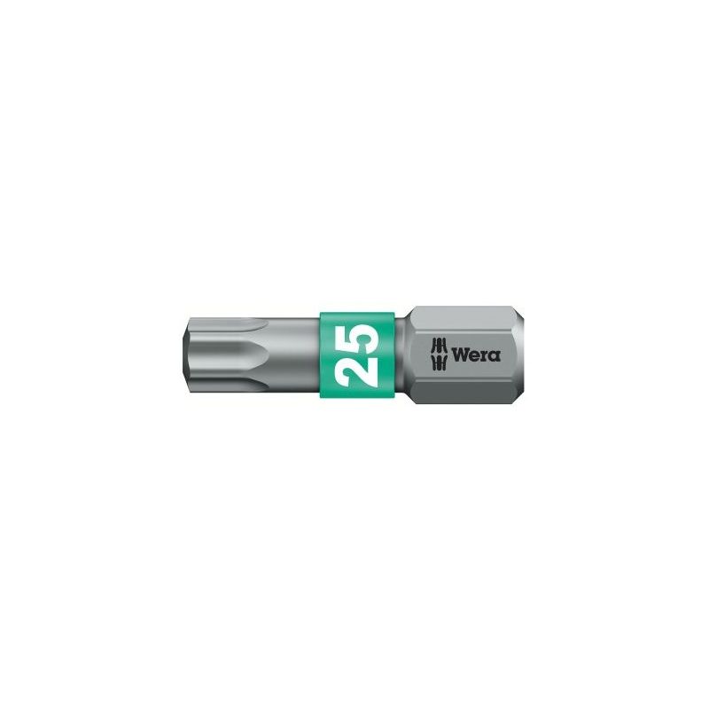 Wera-Embout BiTorsion extra rigide p.vis TORX-867/1 BTZ TORX 25 x 25 