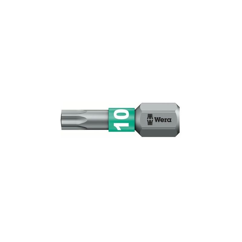 Wera-Embout BiTorsion extra rigide p.vis TORX-867/1 BTZ TORX 10 x 25 