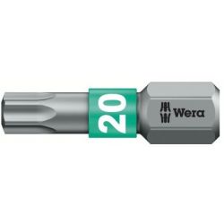 Wera-Embout BiTorsion extra rigide p.vis TORX-867/1 BTZ TORX 20 x 25 