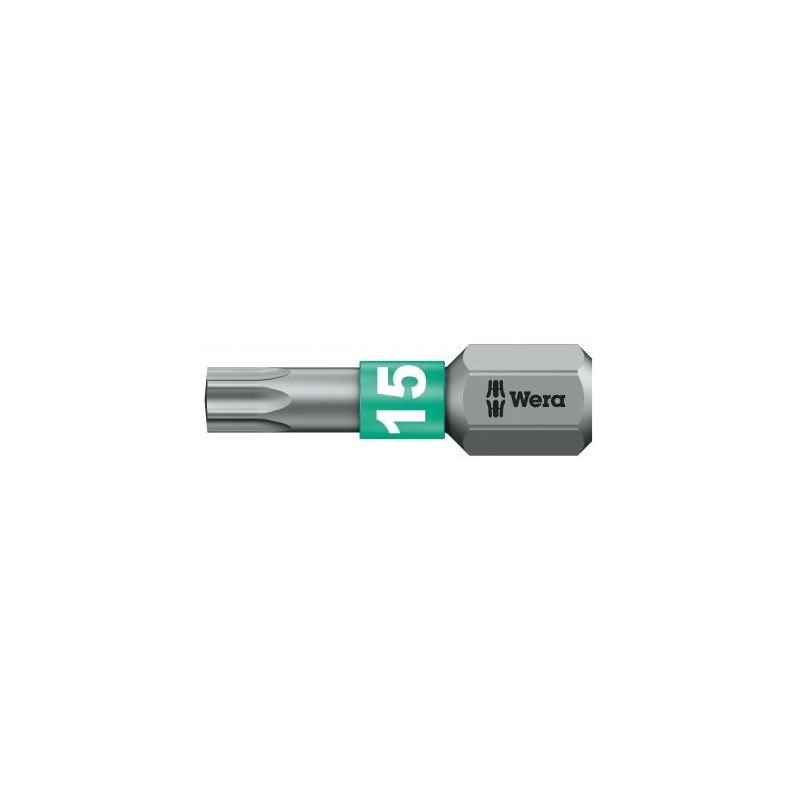 Wera-Embout BiTorsion extra rigide p.vis TORX-867/1 BTZ TORX 15 x 25 