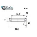 Roulement direction - BLACKBEARING - B16 - 30.5 x 41.8 x 7mm 45/45°