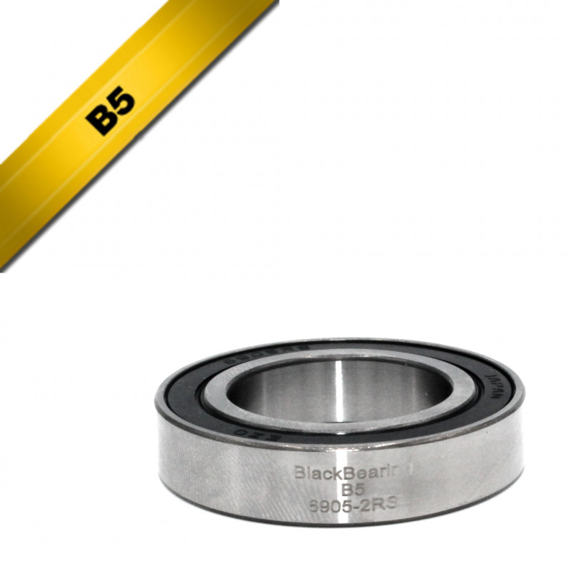 Roulement B5 - BLACKBEARING - 61905-2rs / 6905-2rs