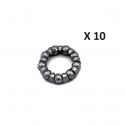 BLACKBEARING - cage à billes 1/4-9 (17 x 28.2 x 6) pack de 10