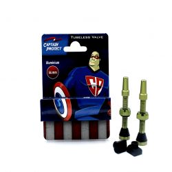 CAPTAIN PROTECT - valves alu. 44 mm - vert