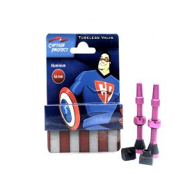 CAPTAIN PROTECT - valves alu. 44 mm - rose