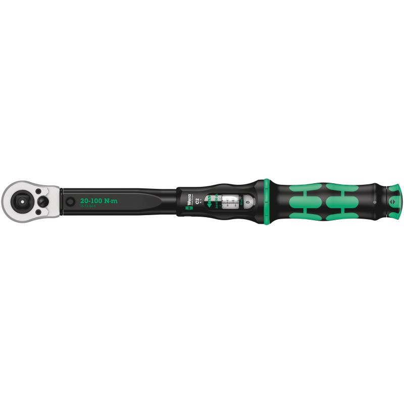 Wera - Clé dynamo. réversible 20-100 Nm - 1/2"