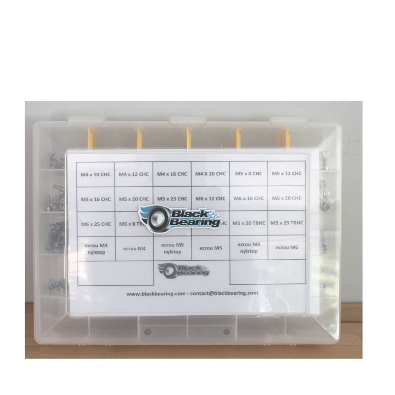 Box visserie acier zinguée - BLACKBEARING - BLACKBEARING