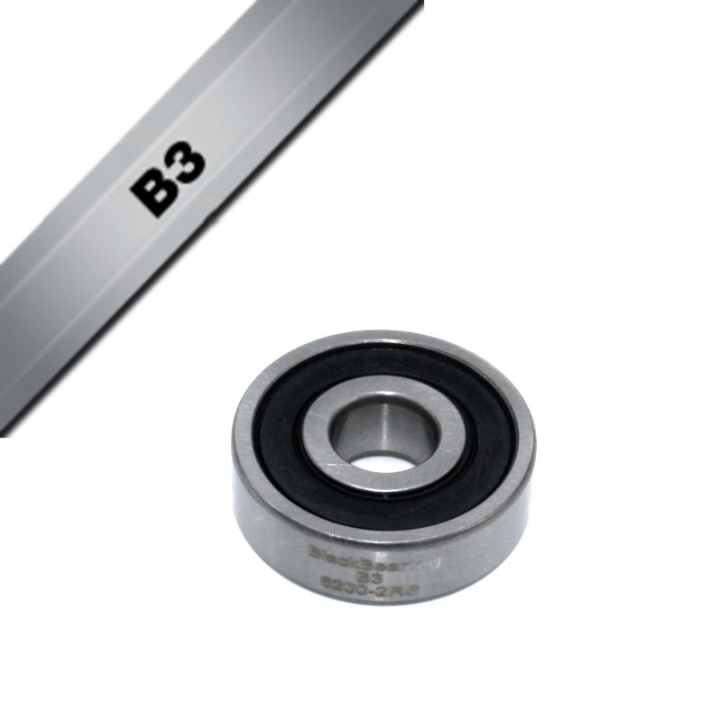 Roulement B3 - BLACKBEARING - 6200-2rs