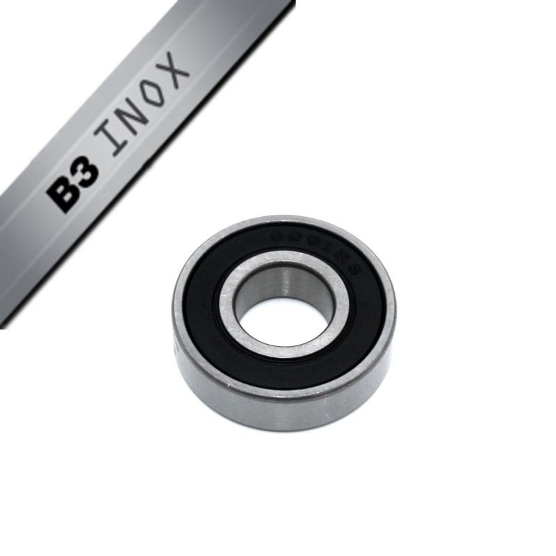 Rouement B3 inox - BLACKBEARING - 6001-2rs