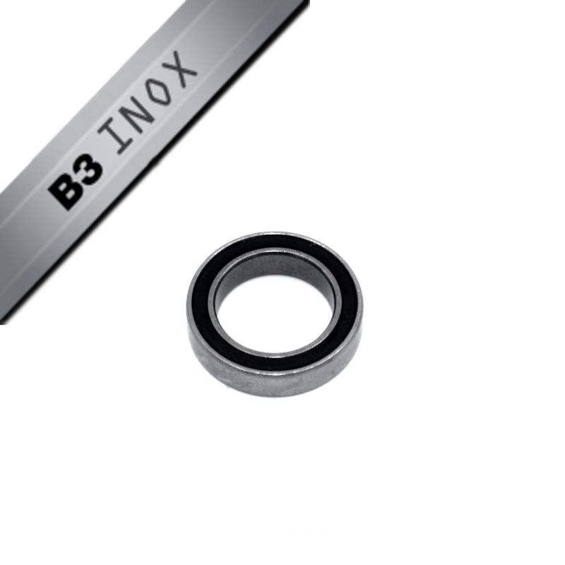 Rouement B3 inox - BLACKBEARING - 61802-2rs / 6802-2rs
