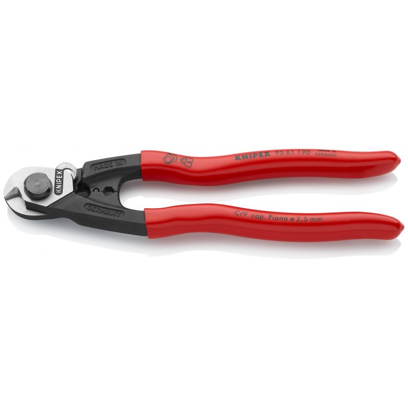 Knipex - Coupe cable acier 190 mm